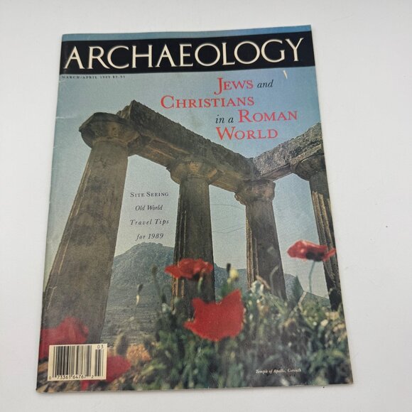 Archaeology Magazine March/April 1989 Issue Travel Guide To The Ancient World - Picture 1 of 8